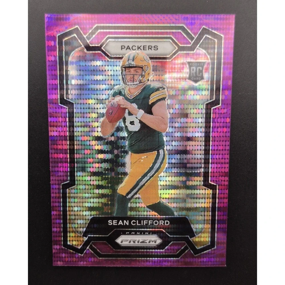 2023 Panini Prizm Sean Clifford‎ #338 Rookies Purple Pulsar Prizm (RC) Packers